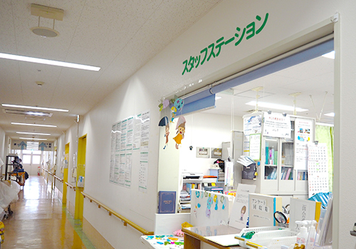 障害者病棟 スタッフステーション
