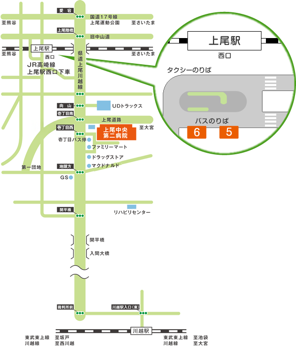 アクセスマップ・バス乗り場
